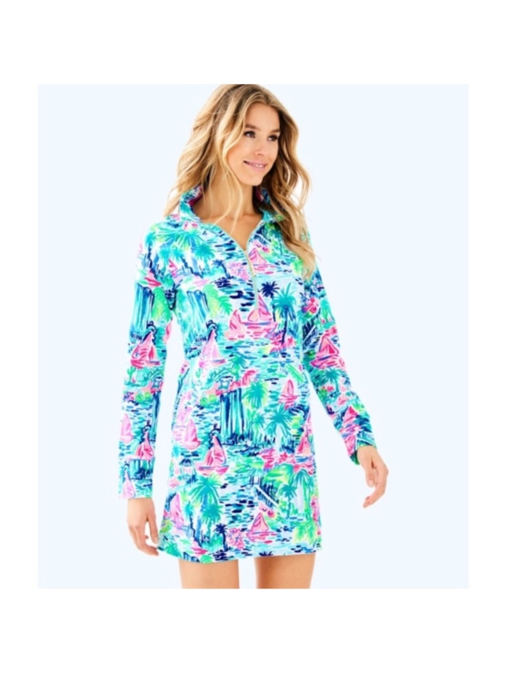 NWT Lilly Pulitzer Skipper Dress Salt In the Air Size XS